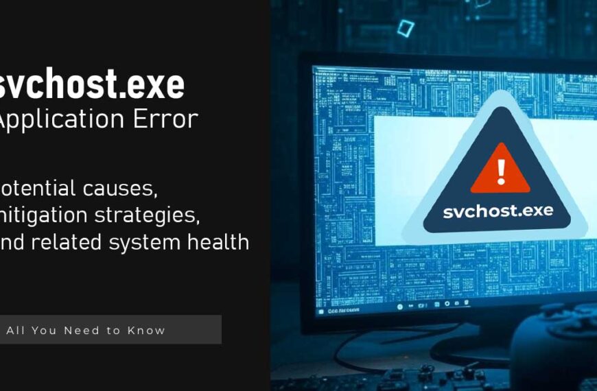 svchost.exe Application Error