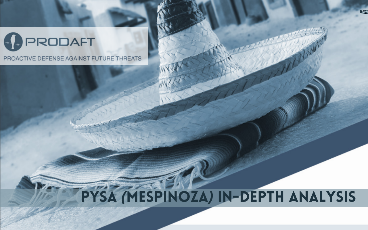 Untitled 2280 × 1300 px 1280 × 800 px 1 PRODAFT Published PYSA Ransomware Report