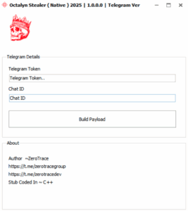 Version Telegram Of Octalyn Stealer