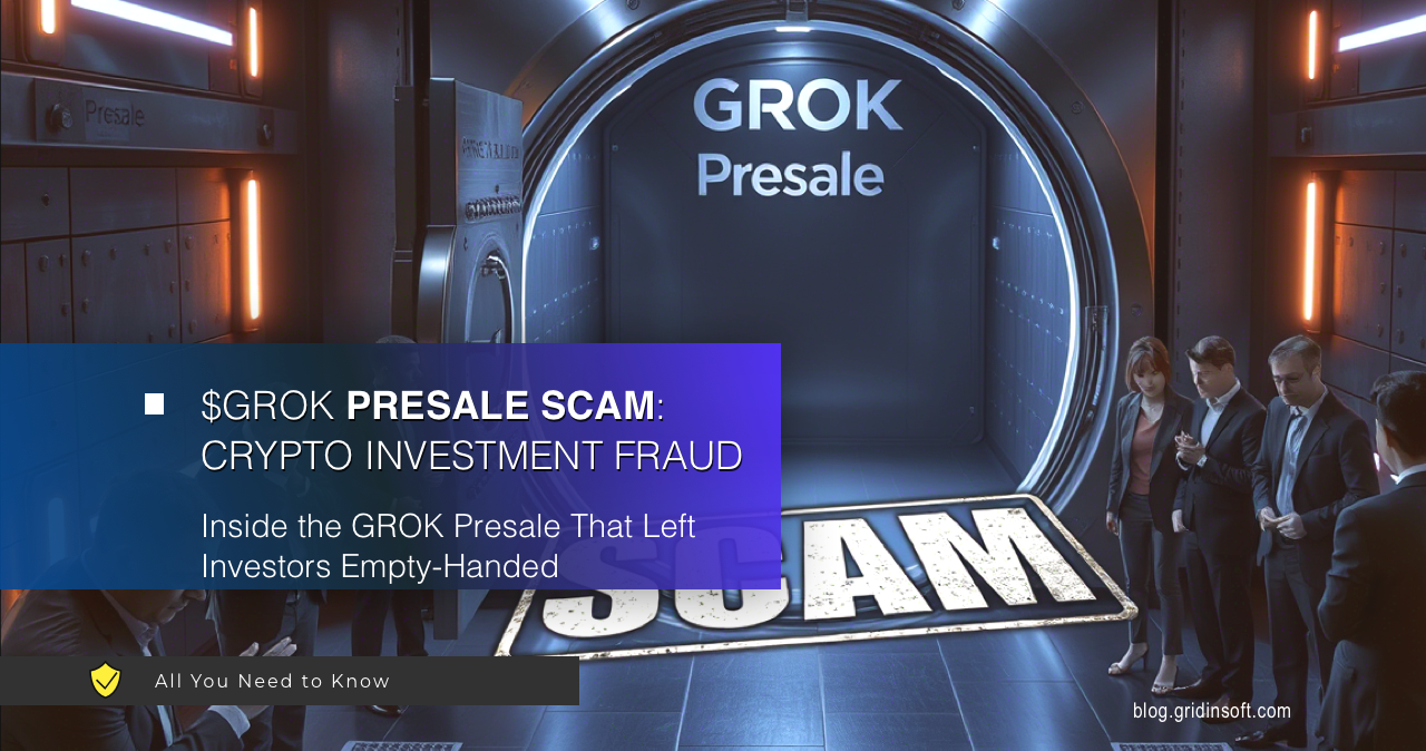 GROK Presale Scam $GROK Presale Scam: Crypto Investment Fraud